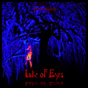 Lake of Eyes - Mens Stencil Hoodie Design