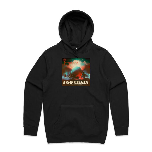 I Go Crazy - Mens Stencil Hoodie Thumbnail