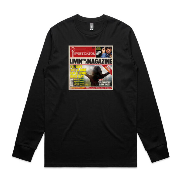 Livin' in a Magazine - Mens Staple Longsleeve Tee Thumbnail