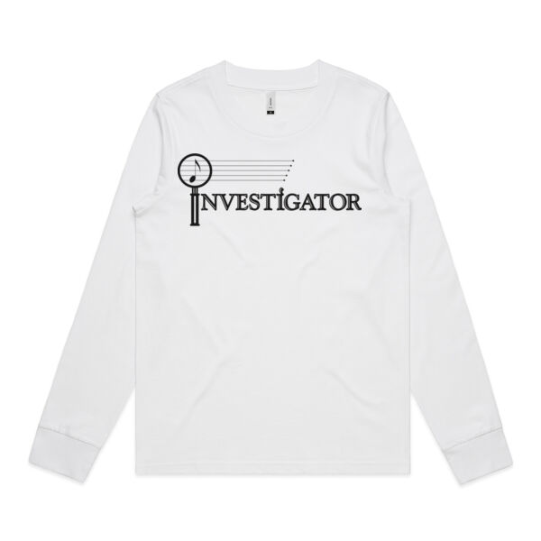 INVESTIGATOR Black - Womens Dice Longsleeve Tee Thumbnail
