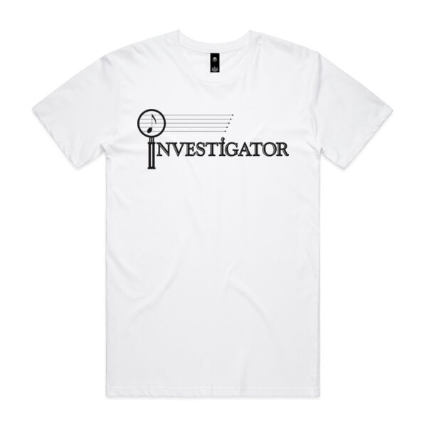 INVESTIGATOR Black - Mens Staple T shirt Thumbnail