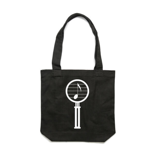Magnifying Glass White - Carrie Tote Bag  Thumbnail