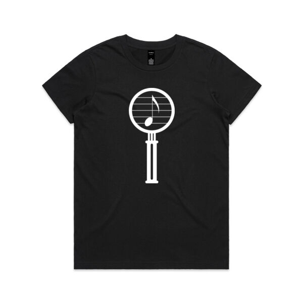 Magnifying Glass White - Womens Maple Tee Thumbnail
