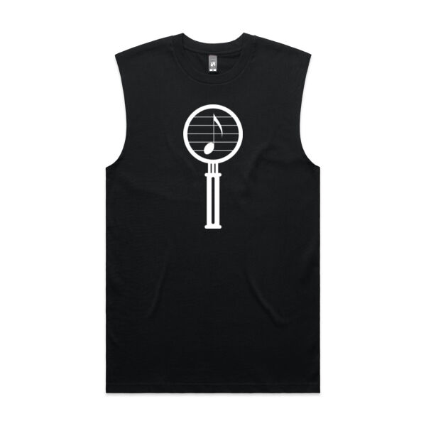 Magnifying Glass White - Mens Classic Tank Thumbnail