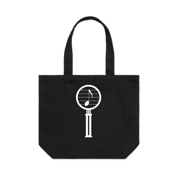 Magnifying Glass White - Shoulder Tote Thumbnail