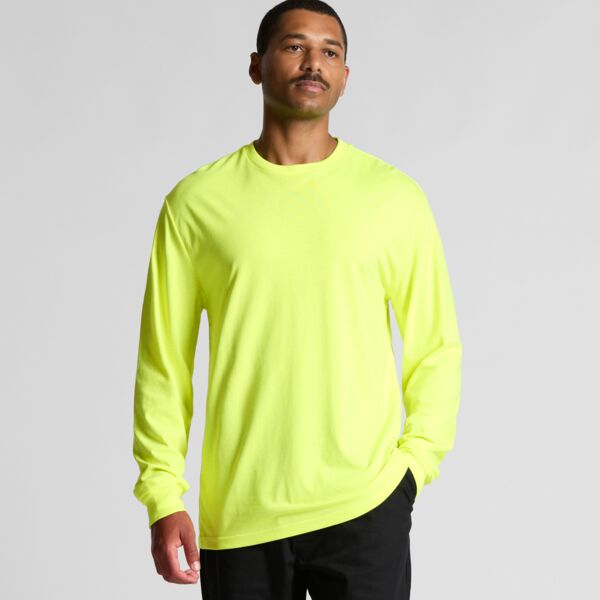 AS Colour Mens Block Safety Long Sleeved Tee Thumbnail