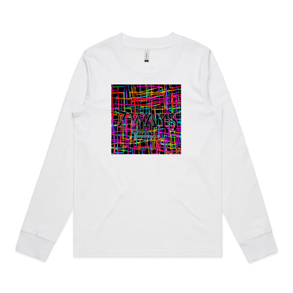 7 Ways - Womens Dice Longsleeve Tee Thumbnail